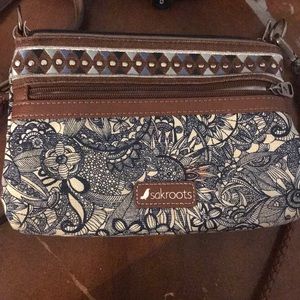 Floral print purse